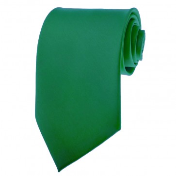 Kelly Green Ties Mens Solid Color Neckties