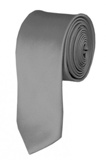 Silver Boys Tie 48 Inch Necktie Kids Neckties