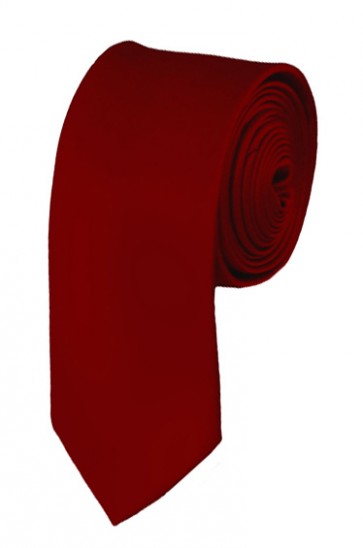 Burgundy Boys Tie 48 Inch Necktie Kids Neckties