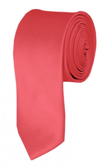 Coral Rose Boys Tie 48 Inch Necktie Kids Neckties