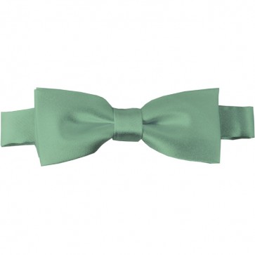 Light Sage Bow Tie Pre-tied Satin Boys Ties