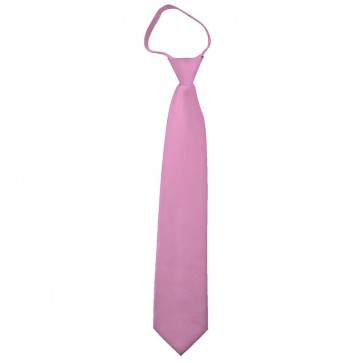 Solid Dusty Pink Zipper Ties Mens Neckties