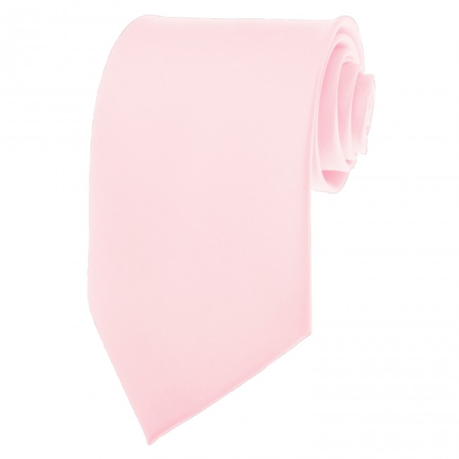 Solid light pink ties - Classic 3.5 Inch width - Wholesale prices no ...