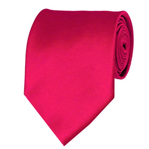 Fuchsia Neckties Solid Color Ties - Stanard Adult Size - Wholesale ...