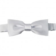 White Bow Tie Pre-tied Satin Boys Ties