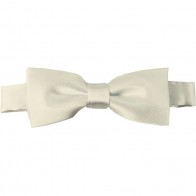 Cream Bow Tie Pre-tied Satin Boys Ties