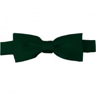 Hunter Green Bow Tie Pre-tied Satin Boys Ties