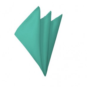 Solid Mint Green Hanky Mens Handkerchief Pocket Square