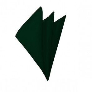 Solid Hunter Green Hanky Mens Handkerchief Pocket Square