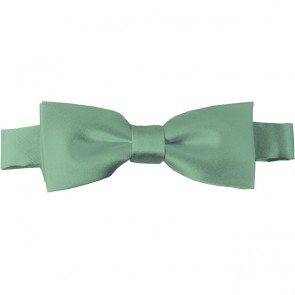 Light Sage Bow Tie Pre-tied Satin Boys Ties