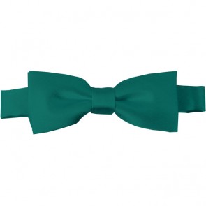 Teal Green Bow Tie Pre-tied Satin Boys Ties