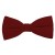 Burgundy Bow Tie Solid Pre-tied Satin Mens Ties