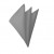 Solid Silver Hanky Mens Handkerchief Pocket Square