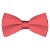 Solid Coral Rose Bow Tie Pre-tied Satin Mens Ties