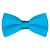 Solid Turquoise Blue Bow Tie Pre-tied Satin Mens Ties
