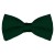 Solid Hunter Green Bow Tie Pre-tied Satin Mens Ties