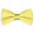 Solid Light Yellow Bow Tie Pre-tied Satin Mens Ties