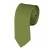 Skinny Olive Green Ties Solid Color 2 Inch Tie Mens Neckties