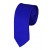 Skinny Royal Blue Ties Solid Color 2 Inch Tie Mens Neckties