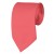 Slim Coral Rose Necktie 2.75 Inch Ties Mens Solid Color Neckties