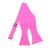 Solid Hot Pink Self Tie Bow Tie Satin Mens Ties