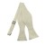 Solid Cream Self Tie Bow Tie Satin Mens Ties