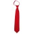 Solid Red Boys Zipper Ties Kids Neckties