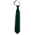Solid Hunter Green Zipper Ties Mens Neckties