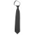 Solid Charcoal Boys Zipper Ties Kids Neckties