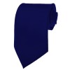 Navy Ties Mens Solid Color Neckties