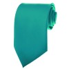 Turquoise Ties Mens Solid Color Neckties
