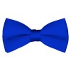 Solid Royal Blue Bow Tie Pre-tied Satin Mens Ties