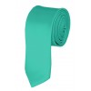 Skinny Aqua Green Ties Solid Color 2 Inch Tie Mens Neckties