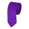 Skinny Plum Violet Ties Solid Color 2 Inch Tie Mens Neckties