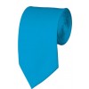 Slim Turquoise Necktie 2.75 Inch Ties Mens Solid Color Neckties