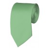 Slim Light Sage Necktie 2.75 Inch Ties Mens Solid Color Neckties