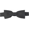 Charcoal Bow Tie Pre-tied Satin Boys Ties