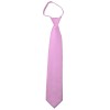 Solid  Pink Zipper Ties Mens Neckties