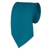 Slim Oasis Blue Necktie 2.75 Inch Ties Mens Solid Color Neckties